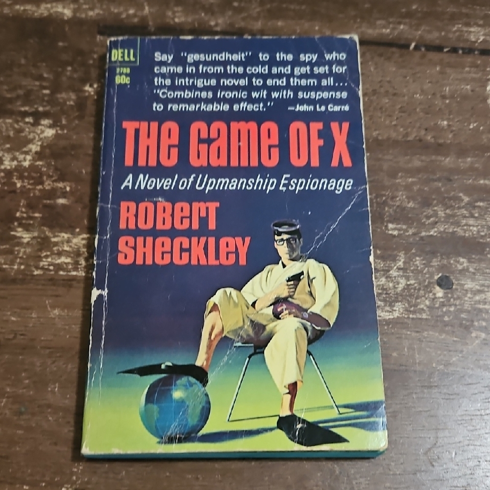 The Game of X by Robert Sheckley 1966 Dell 1st Printing Paperback